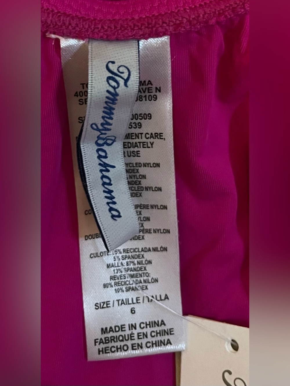 Tommy Bahama Island Clays V-Neck One-Piece Swimsuit size 6 - Picture 13 of 14
